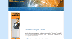 Desktop Screenshot of kartyajoslas.com