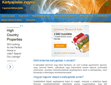 Tablet Screenshot of kartyajoslas.com